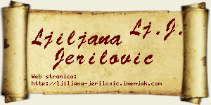 Ljiljana Jerilović vizit kartica
